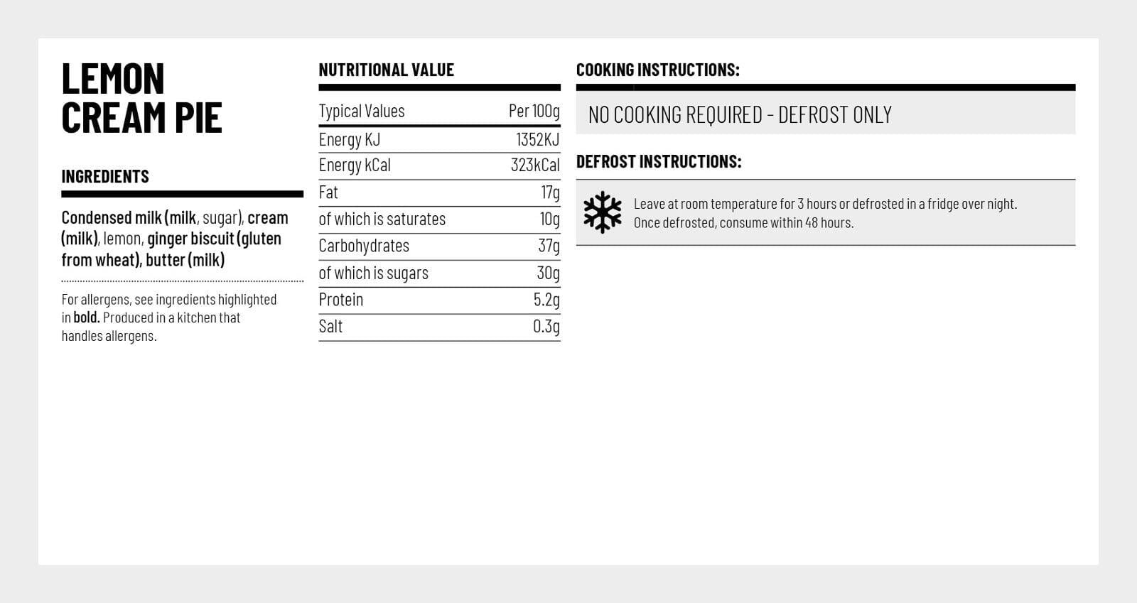 Lemon Pie Best Desserts Home Delivery Eatto.ie
